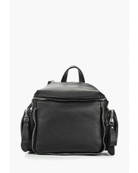 Женский черный кожаный рюкзак от Vitacci