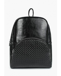 Женский черный кожаный рюкзак от Vitacci