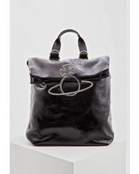Женский черный кожаный рюкзак от Vivienne Westwood