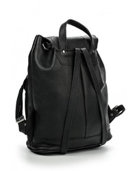 Женский черный кожаный рюкзак от Zatchels