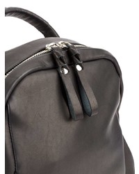 Мужской черный кожаный рюкзак от Cornelian Taurus By Daisuke Iwanaga