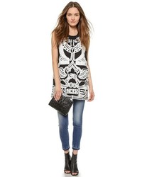 Черный кожаный стеганый клатч от Kokon To Zai