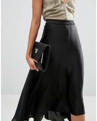 Черный кожаный стеганый клатч от Love Moschino