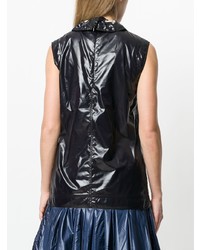 Черный кожаный топ без рукавов от Calvin Klein 205W39nyc