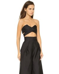 Черный комбинезон с вырезом от SOLACE London