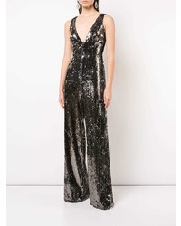 Черный комбинезон с пайетками от Jay Godfrey