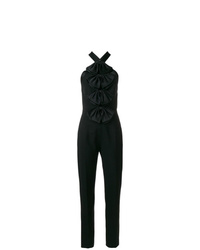 Черный комбинезон с рюшами от Givenchy