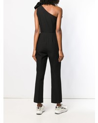 Черный комбинезон с рюшами от MSGM