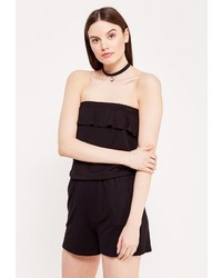 Черный комбинезон с шортами от adL