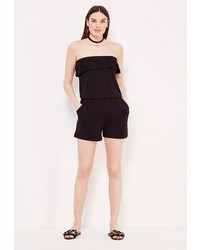 Черный комбинезон с шортами от adL