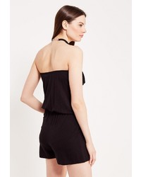 Черный комбинезон с шортами от adL