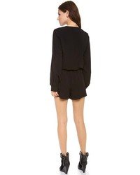 Черный комбинезон с шортами от Blue Life