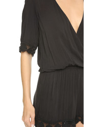 Черный комбинезон с шортами от Blue Life