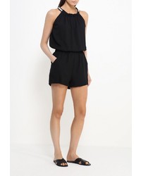 Черный комбинезон с шортами от By Swan