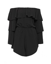 Черный комбинезон с шортами от CHIC