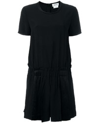 Черный комбинезон с шортами от DKNY