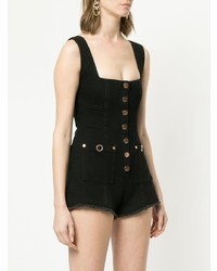 Черный комбинезон с шортами от Alice McCall