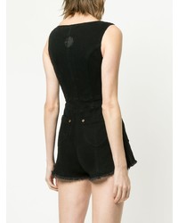 Черный комбинезон с шортами от Alice McCall