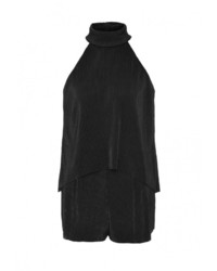 Черный комбинезон с шортами от Influence