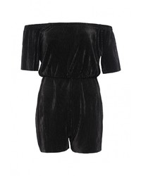 Черный комбинезон с шортами от Jennyfer