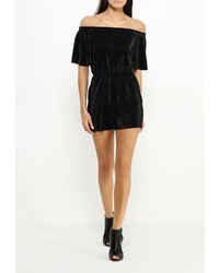 Черный комбинезон с шортами от Jennyfer