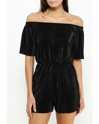 Черный комбинезон с шортами от Jennyfer