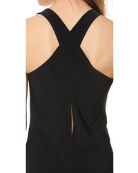 Черный комбинезон с шортами от Norma Kamali