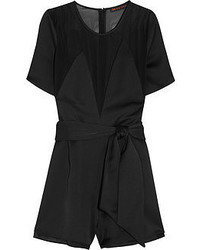 Черный комбинезон с шортами от Kate Moss