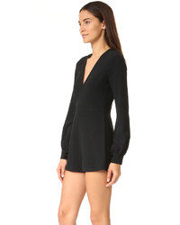 Черный комбинезон с шортами от Alexis