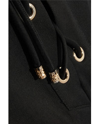 Черный комбинезон с шортами от Roberto Cavalli