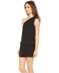 Черный комбинезон с шортами от Ramy Brook