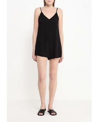 Черный комбинезон с шортами от Mango