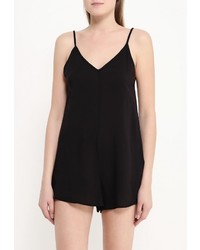 Черный комбинезон с шортами от Mango