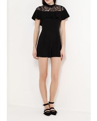 Черный комбинезон с шортами от Miss Selfridge