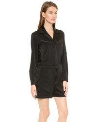 Черный комбинезон с шортами от Rag and Bone