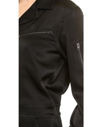 Черный комбинезон с шортами от Rag and Bone