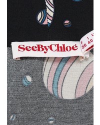 Черный комбинезон с шортами от See by Chloe