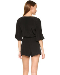 Черный комбинезон с шортами от BB Dakota