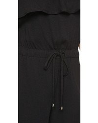 Черный комбинезон с шортами от Ella Moss