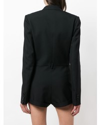 Черный комбинезон с шортами от Saint Laurent