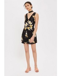 Черный комбинезон с шортами от Topshop