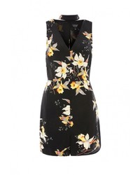 Черный комбинезон с шортами от Topshop