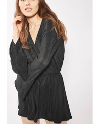 Черный комбинезон с шортами от Topshop