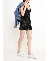 Черный комбинезон с шортами от Topshop