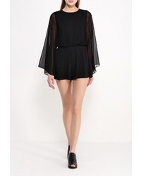 Черный комбинезон с шортами от Topshop