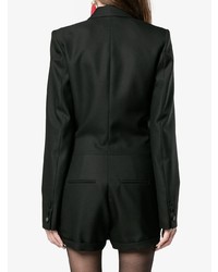 Черный комбинезон с шортами от Saint Laurent