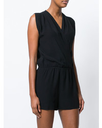 Черный комбинезон с шортами от Vanessa Bruno