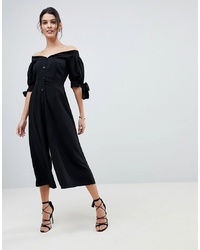 Черный комбинезон от ASOS DESIGN