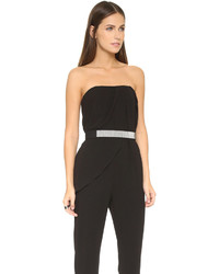 Черный комбинезон от Halston