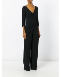 Черный комбинезон от Talbot Runhof